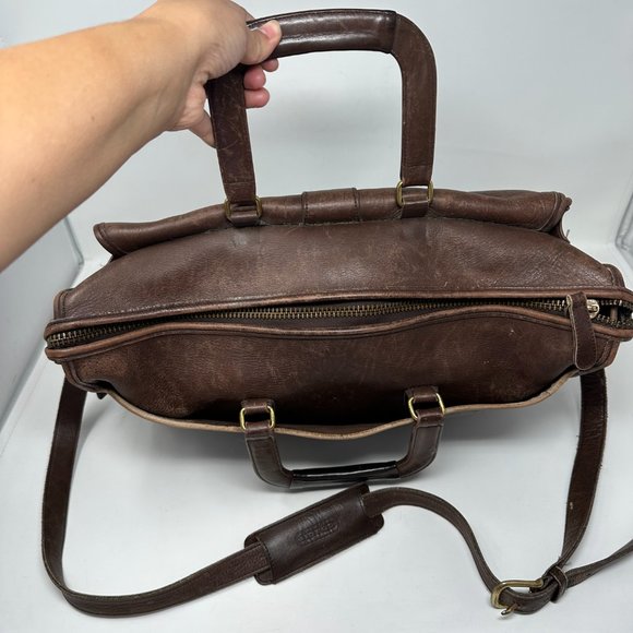 Vintage COACH Men's Leather Messenger Bag 5283 Harrison Briefcase Attache, USA - Picture 5 of 16